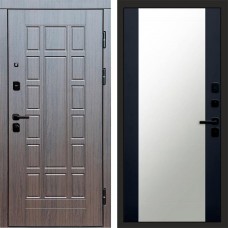 Дверь Termo Door Виргиния Венге Зеркало 27 Черный кварц+тонировка