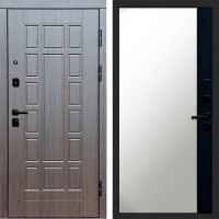 Дверь Termo Door Виргиния Венге Зеркало фацет Черный кварц