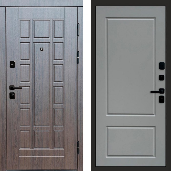 Дверь входная Termo Door Виргиния Венге Марсель Grey софт