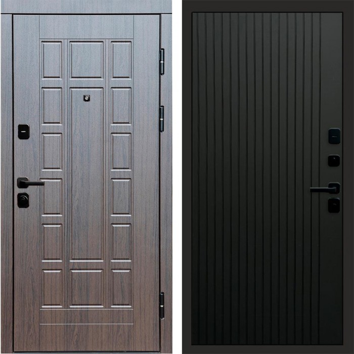 Termo Door Виргиния Венге Flat Черный кварц