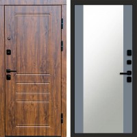 Входная дверь Орегон дуб Зеркало 27 Grey Софт