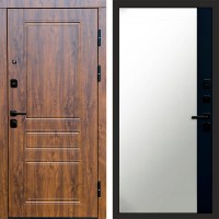 Дверь Termo Door Орегон дуб Зеркало фацет Черный кварц