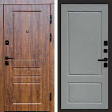 Дверь входная Termo Door Орегон дуб Марсель Grey софт