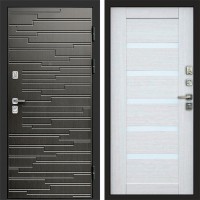 Входная дверь Ривьера венге Царга лиственница белая