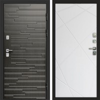 Входная дверь Ривьера венге Лучи белый