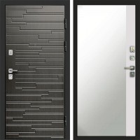 Входная дверь Ривьера венге Зеркало фацет Белый софт