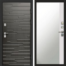 Входная дверь Ривьера венге Зеркало фацет Белый софт