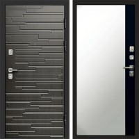 Дверь Termo Door Ривьера венге Зеркало фацет Черный кварц