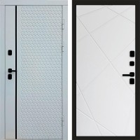 Входная дверь White Line Лучи белый