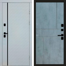 Входная дверь White Line Горизонт бетон темный