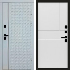 Входная дверь White Line Горизонт белый