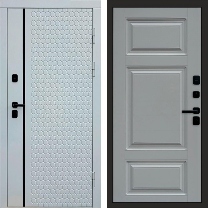 Дверь Termo Door White Line Лион Grey софт