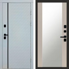 Дверь Termo Door White Line Зеркало 27 Слоновая кость