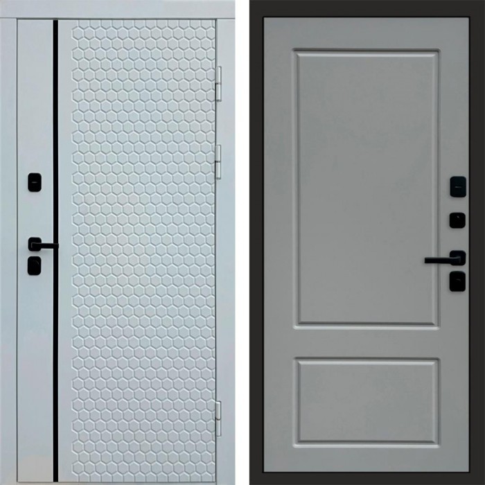 Дверь входная Termo Door White Line Марсель Grey софт
