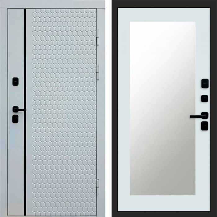 Дверь Termo Door White Line Зеркало Триумф Белый софт
