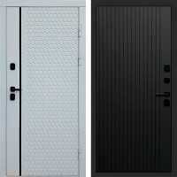 Termo Door White Line Flat Черный кварц