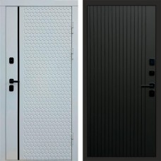 Termo Door White Line Flat Черный кварц