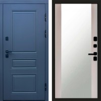 Входная дверь Орегон Графит Зеркало Лиственница белая