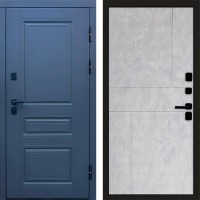 Входная дверь Орегон Графит Горизонт бетон светлый