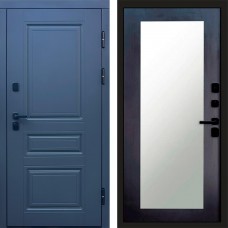 Входная дверь Орегон Графит Зеркало триумф венге