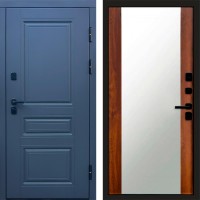 Входная дверь Орегон Графит Зеркало дуб