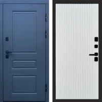Дверь Termo Door Орегон Графит Flat Белый софт