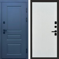 Дверь Termo Door Орегон Графит Flat Белый софт