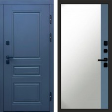 Входная дверь Орегон Графит Зеркало фацет Grey софт