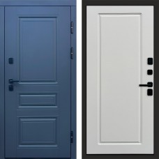 Входная дверь Орегон Графит Гранд Белый Софт