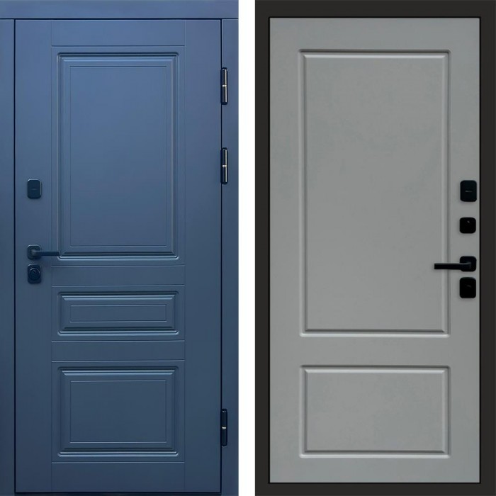 Дверь входная Termo Door Орегон Графит Марсель Grey софт