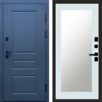 Дверь Termo Door Орегон Графит Зеркало Триумф Белый софт