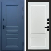 Дверь входная Termo Door Орегон Графит Марсель Белый софт