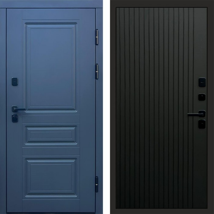 Termo Door Орегон Графит Flat Черный кварц