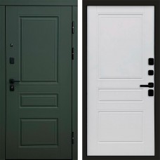 Входная дверь Орегон Грин Классика Белый матовый