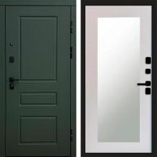 Входная дверь Орегон Грин Зеркало Триумф лиственница белая
