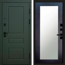 Входная дверь Орегон Грин Зеркало триумф венге