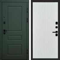 Дверь Termo Door Орегон Грин Flat Белый софт