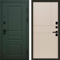 Дверь Termo Door Орегон Грин Зеркало 27 Черный кварц + тренировка