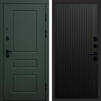 Termo Door Орегон Грин Flat Черный кварц