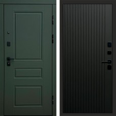 Termo Door Орегон Грин Flat Черный кварц