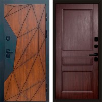 Входная дверь Геометрия Классика Венге