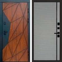 Входная дверь Геометрия Porte Grey софт