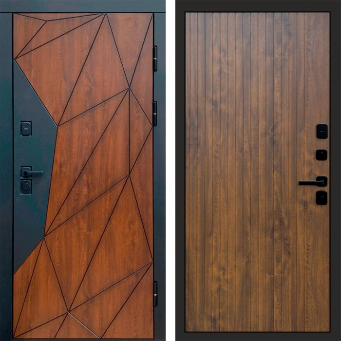 Дверь Termo Door Геометрия Flat Дуб