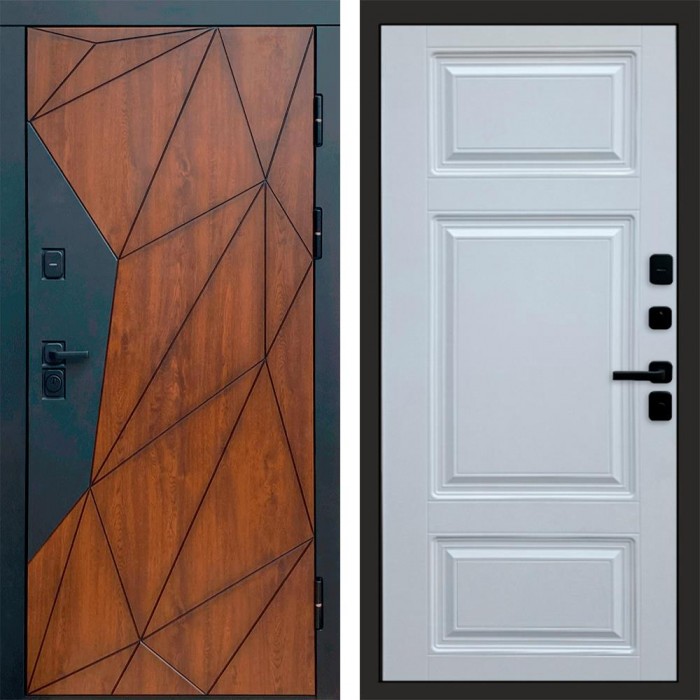 Дверь Termo Door Геометрия Лион Белый софт
