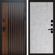 Входная дверь Кантри Горизонт бетон светлый