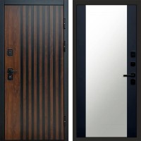 Дверь Termo Door Кантри Зеркало 27 Черный кварц + тонировка
