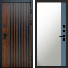 Входная дверь Кантри Зеркало фацет Grey софт