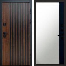 Дверь Termo Door Кантри Зеркало фацет Черный кварц