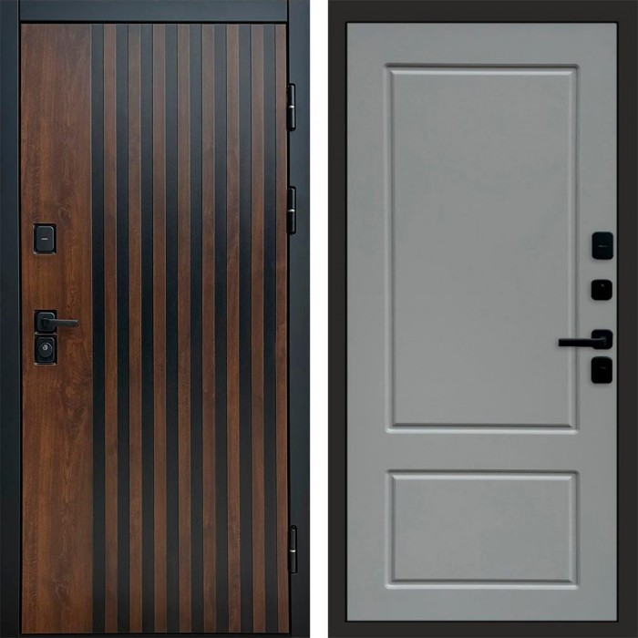 Дверь входная Termo Door Кантри Марсель Grey софт