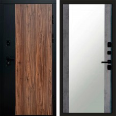 Входная дверь Флэш Зеркало бетон темный